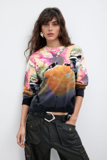 PULOVER CU PRINT FLORAL, by Lacroix