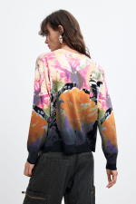 PULOVER CU PRINT FLORAL, by Lacroix