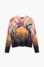 PULOVER CU PRINT FLORAL, by Lacroix