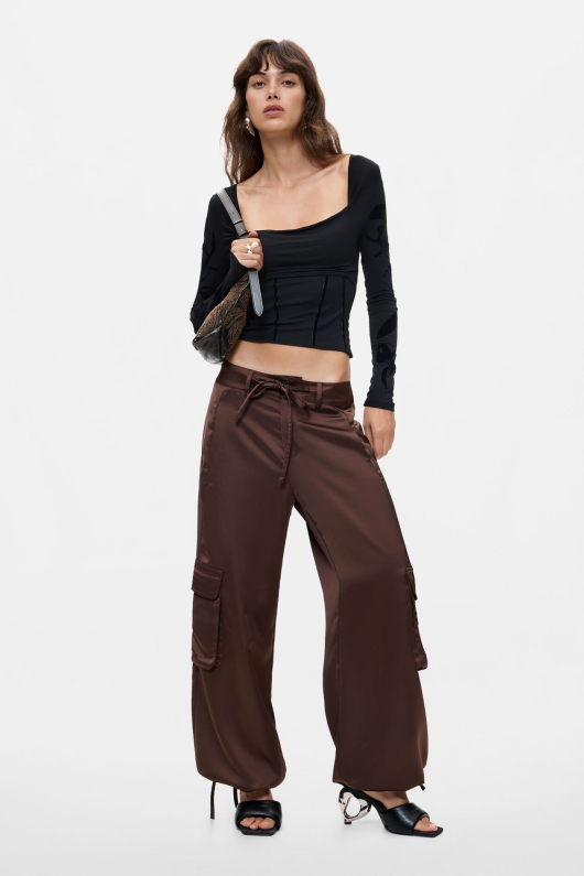 PANTALONI SATINATI