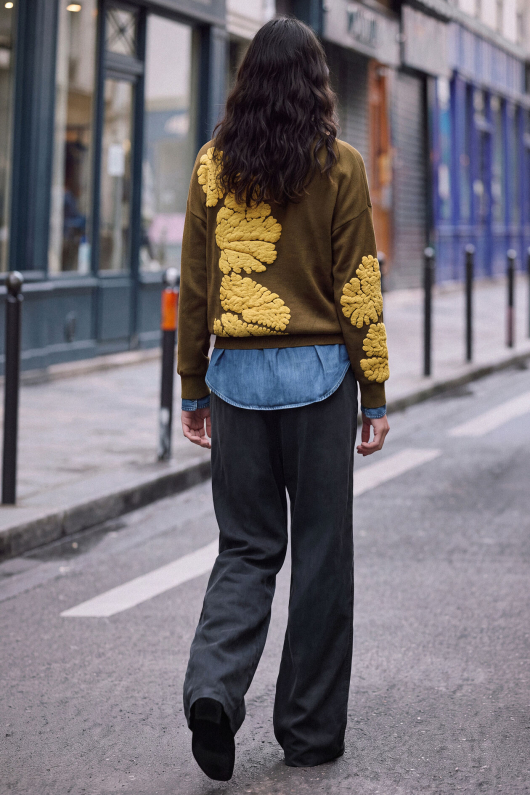 Pantalon tailoring din lyocell