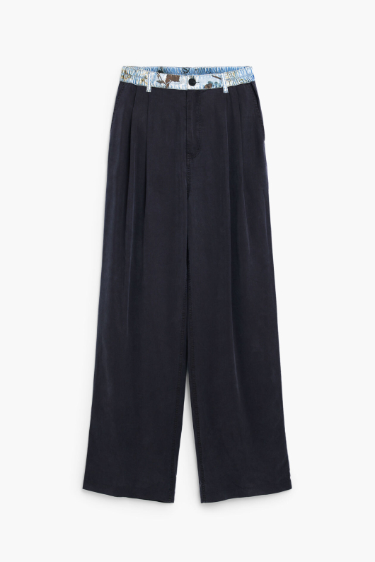 Pantalon tailoring din lyocell