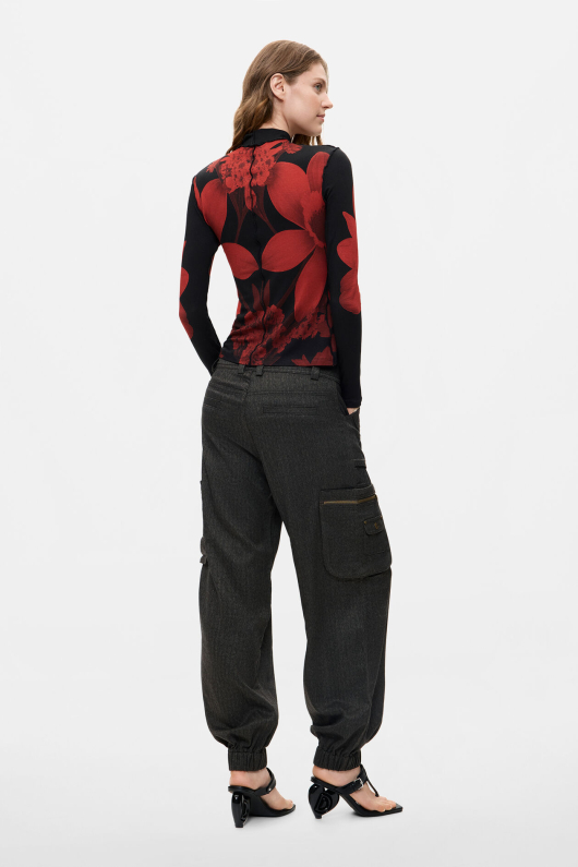BLUZA CU PRINT FLORAL