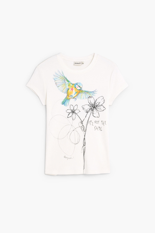 Tricou imprimat cu flori