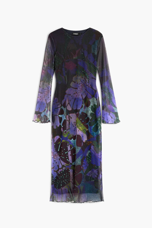 Rochie din tul imprimat by M. C. Lacroix