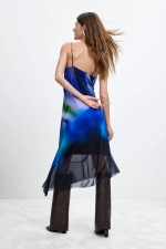 Rochie din tul imprimat by M. C. Lacroix