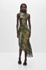 ROCHIE MIDI ASIMETRICA, DIN TULL