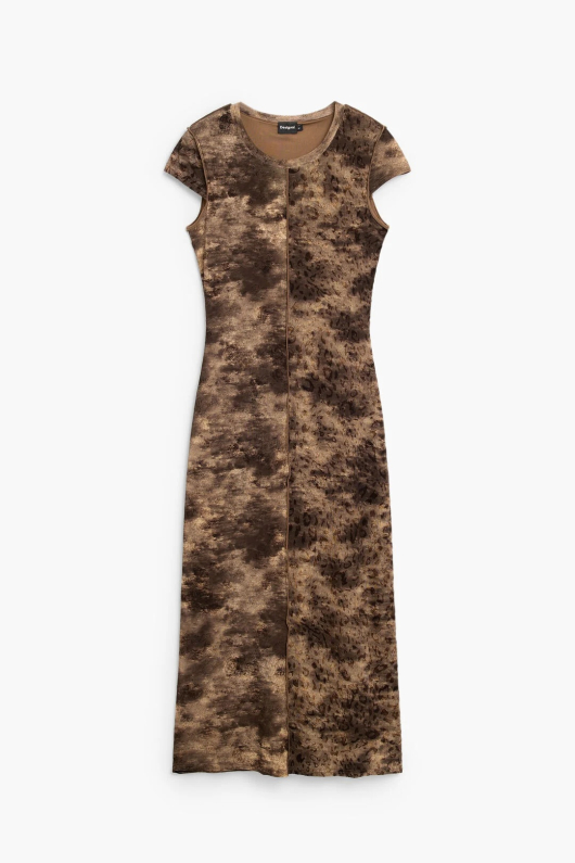 ROCHIE MIDI, ANIMAL PRINT