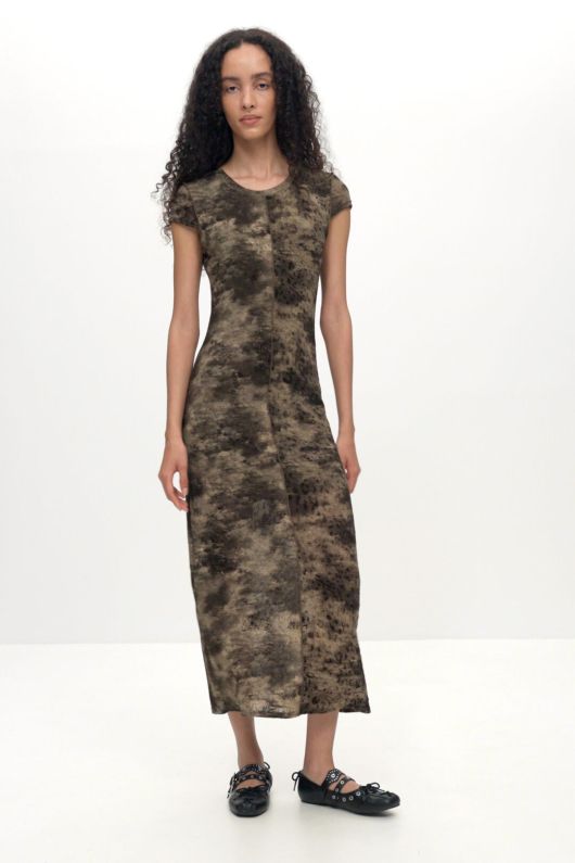 ROCHIE MIDI, ANIMAL PRINT