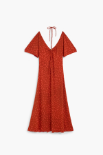 Rochie midi cu decolteu in V