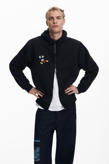 HANORAC NEGRU CU PRINT DISNEY