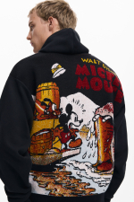 HANORAC NEGRU CU PRINT DISNEY