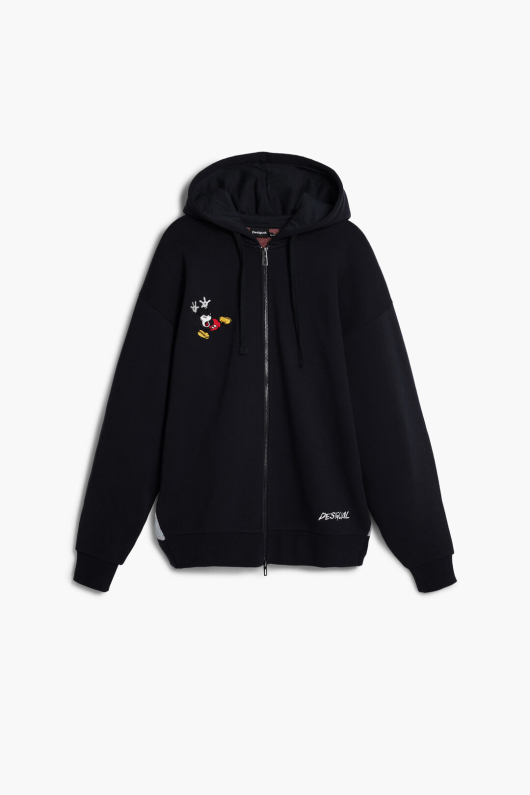 HANORAC NEGRU CU PRINT DISNEY