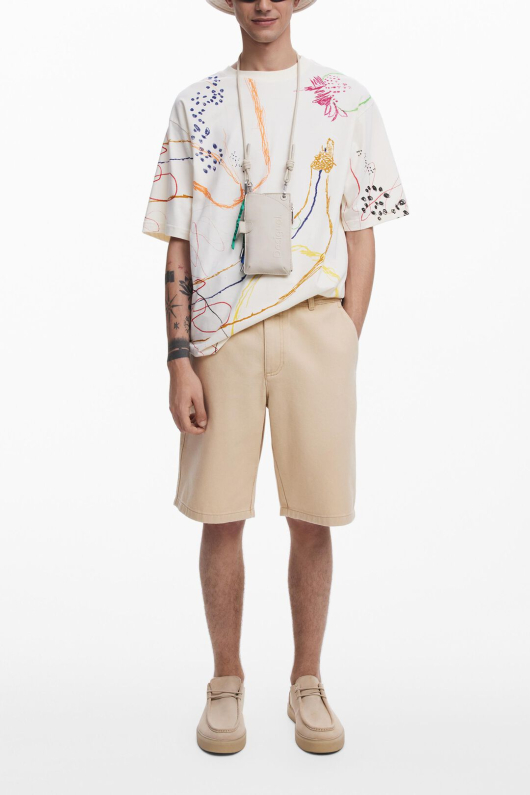 TRICOU BEJ CU PRINT
