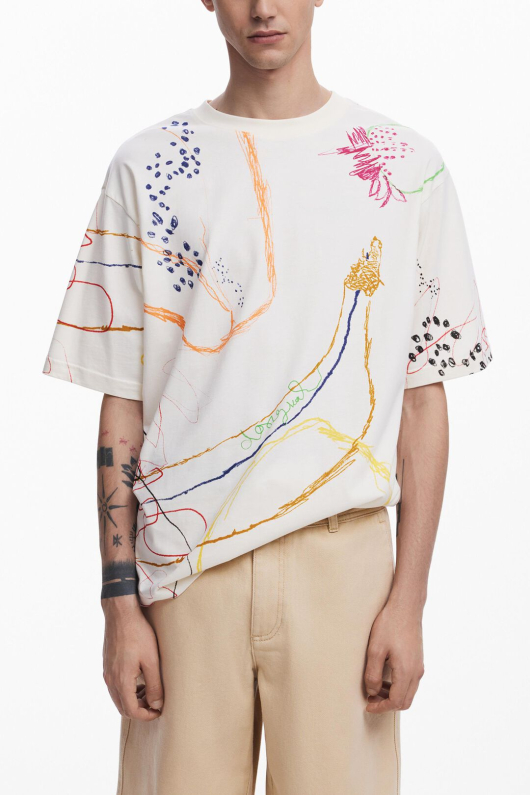 TRICOU BEJ CU PRINT