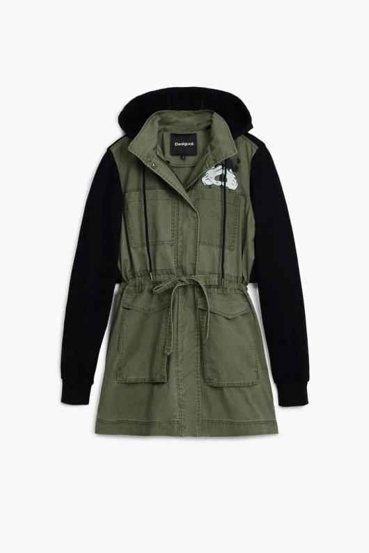 JACHETA PARKA CU PRINT MICKEY