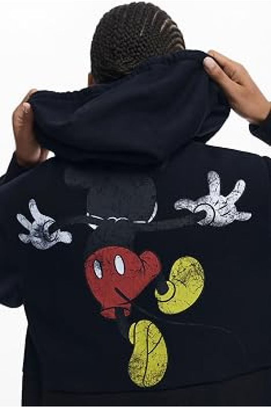 JACHETA PARKA CU PRINT MICKEY
