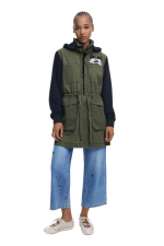 JACHETA PARKA CU PRINT MICKEY