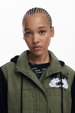JACHETA PARKA CU PRINT MICKEY
