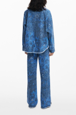 CAMASA DENIM CU PRINT