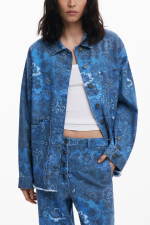 CAMASA DENIM CU PRINT