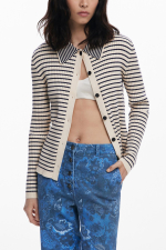 PANTALONI DENIM CU PRINT