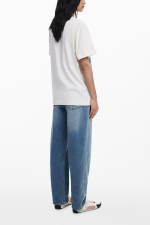 TRICOU ALB CU PRINT PORTRET