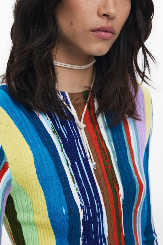 ROCHIE MULTICOLORA TRICOT