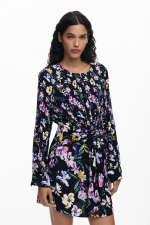 ROCHIE MIDI CU PRINT FLORAL