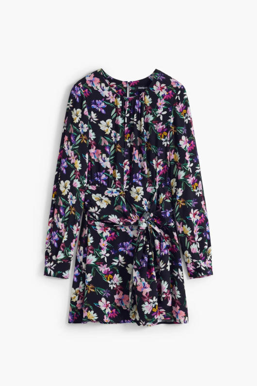 ROCHIE MIDI CU PRINT FLORAL