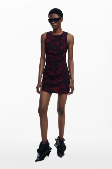 ROCHIE MINI CU PRINT FLORAL