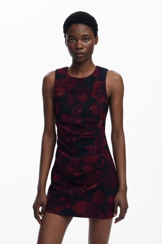ROCHIE MINI CU PRINT FLORAL