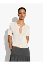 BLUZA CREM CU NASTURI