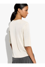 BLUZA CREM CU NASTURI