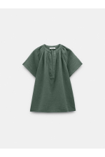 BLUZA KAKI CU MANECA SCURTA
