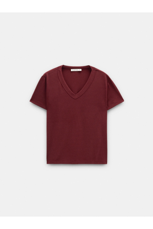 TRICOU CU DECOLTEU IN V
