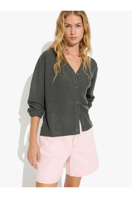 CARDIGAN GRI