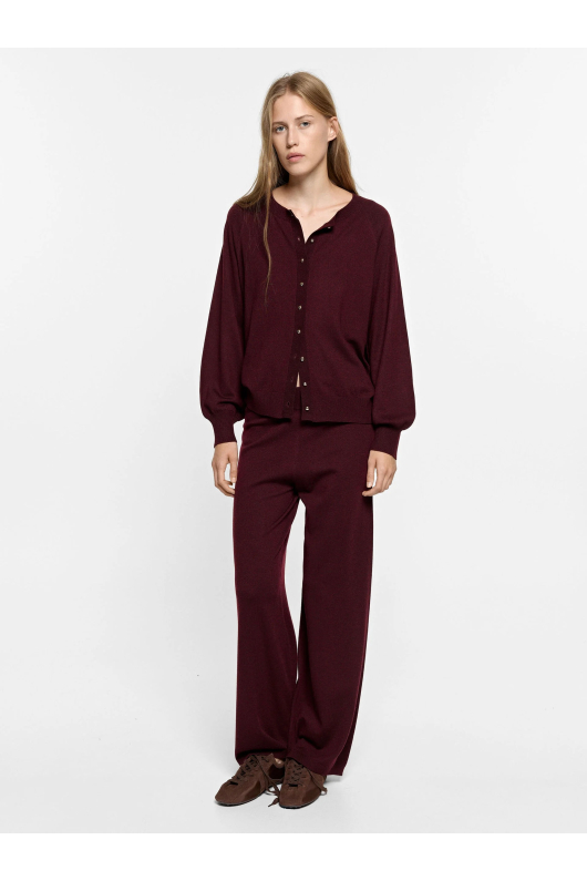 CARDIGAN BORDO