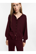 CARDIGAN BORDO