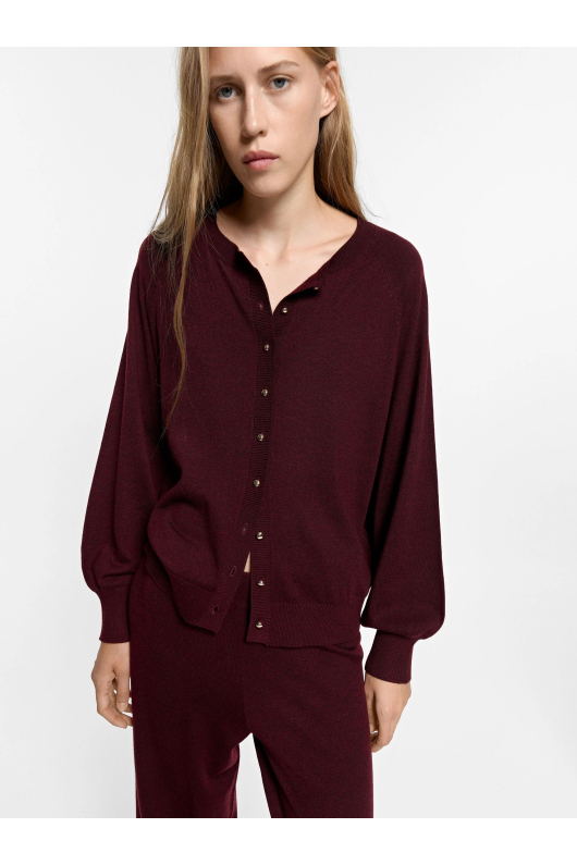 CARDIGAN BORDO
