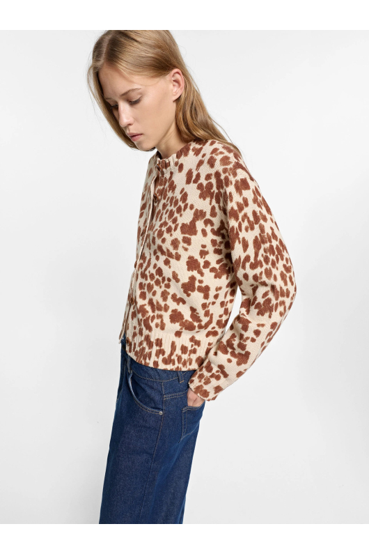 CARDIGAN CU PRINT