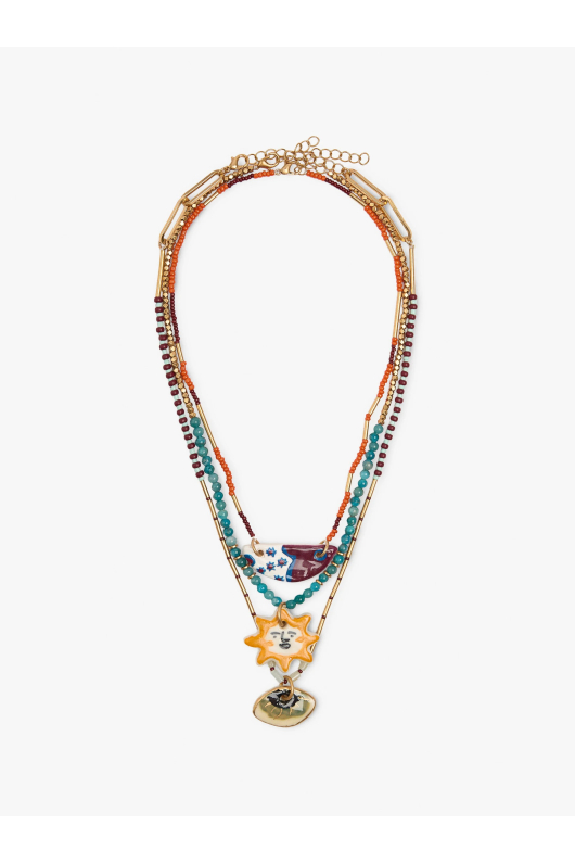 SET COLIERE MULTICOLORE