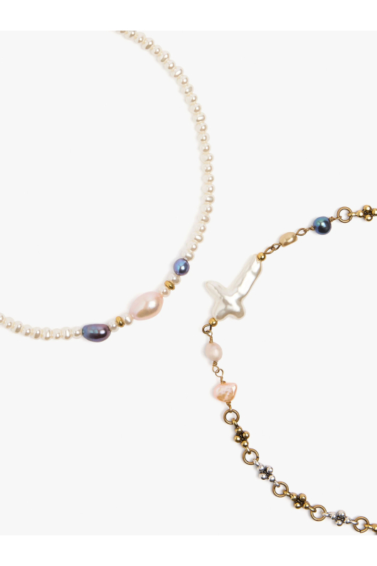 SET COLIERE CU PERLE