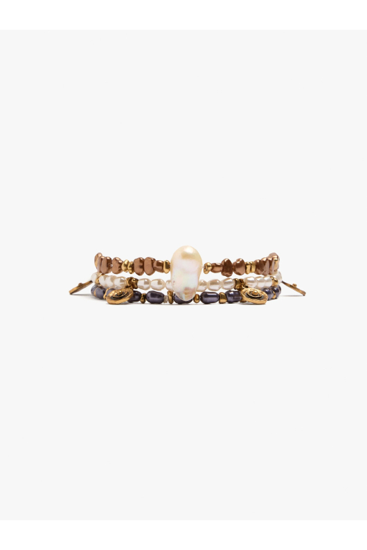 SET BRATARI CU PERLE