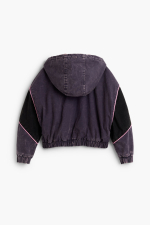Geaca oversized cu gluga