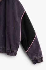 Geaca oversized cu gluga
