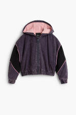 Geaca oversized cu gluga