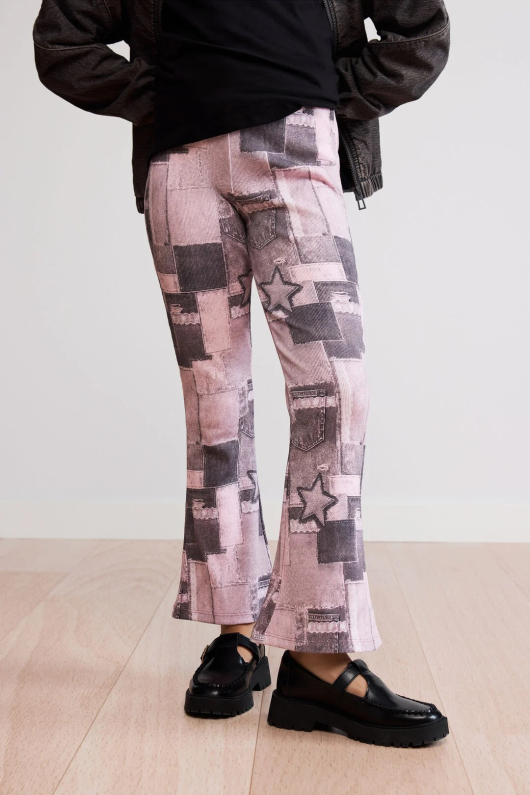 Colanti cu imprimeu patchwork