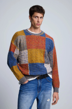 PULOVER GROS MULTICOLOR