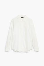 CAMASA ALBA CU VESTA TRICOT